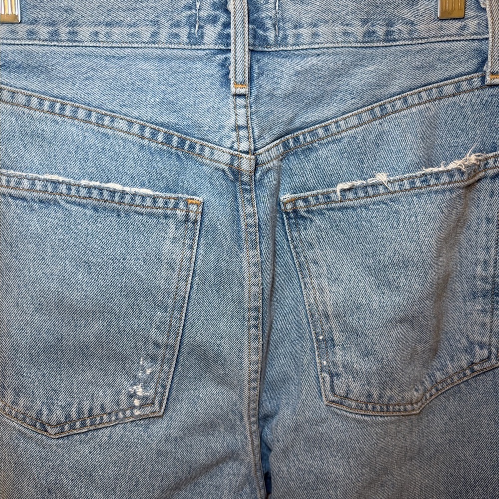 Agolde Light Blue 90s Pinch Waist High Rise Jeans - Picture 6 of 8